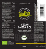 Omega 3 Vegan Öl Bio 250ml